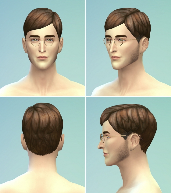 Sims 4 Short straight Pixie hair edit at Rusty Nail