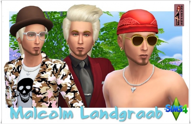 Sims 4 Malcolm Landgraab at Annett’s Sims 4 Welt