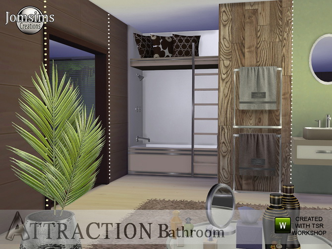 Sims 4 Attraction bathroom by  jomsims at TSR
