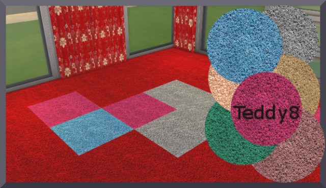 Sims 4 Teddy 8 rugs by Christine1000 at Sims Marktplatz