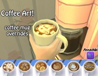 6 coffee mug overrides at Annachibi’s Sims