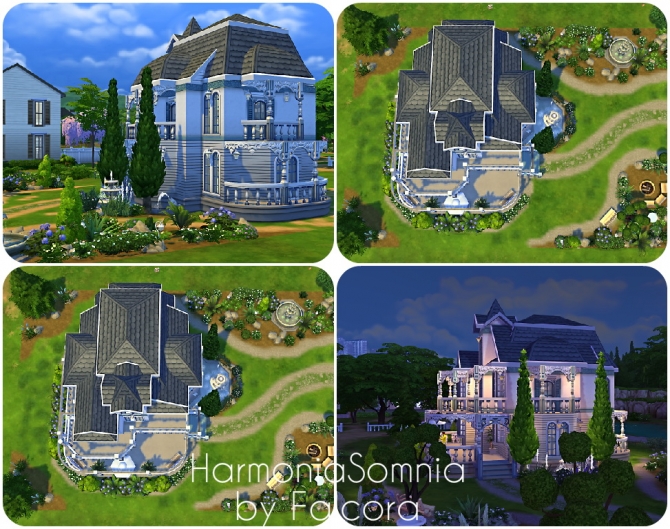 Sims 4 Harmonia Somnia house at Petka Falcora