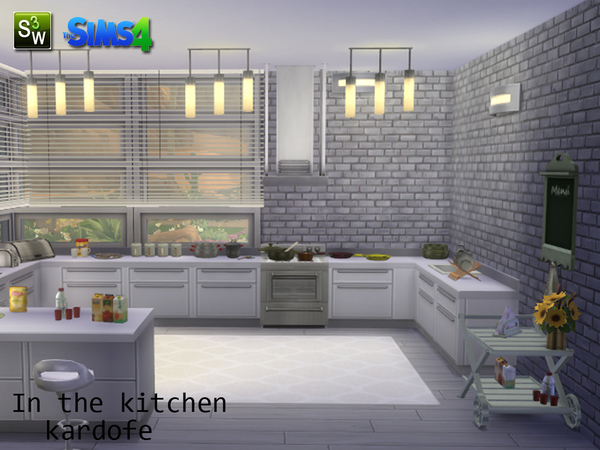Sims 4 In the kitchen clutter by kardofe at TSR