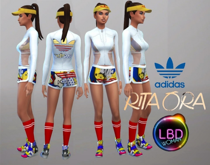 Sims 4 Rita Ora SS/15 sport collection at La Boutique de Jean
