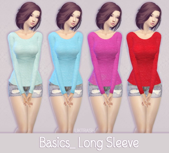 Sims 4 Basic long sleeve at Mtndewduhh