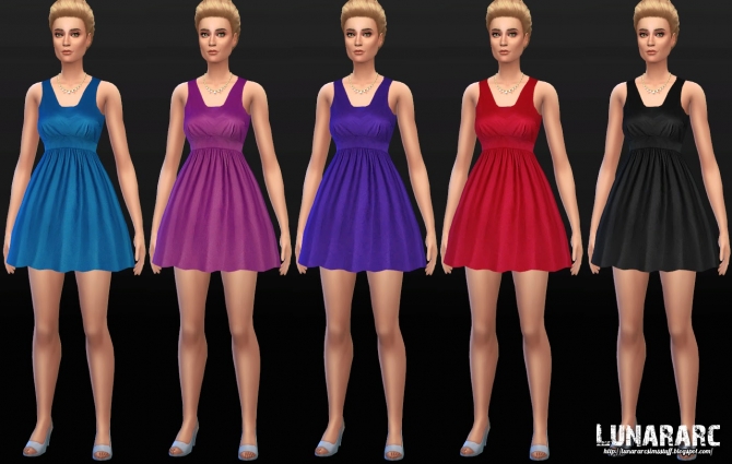 Sims 4 Tulip Bridesmaid Dress at Lunararc