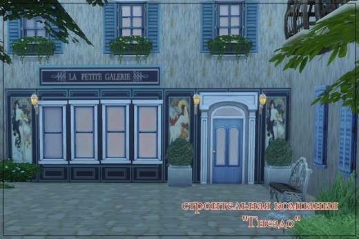 Sims 4 Street stores 01 walls at Sims by Mulena
