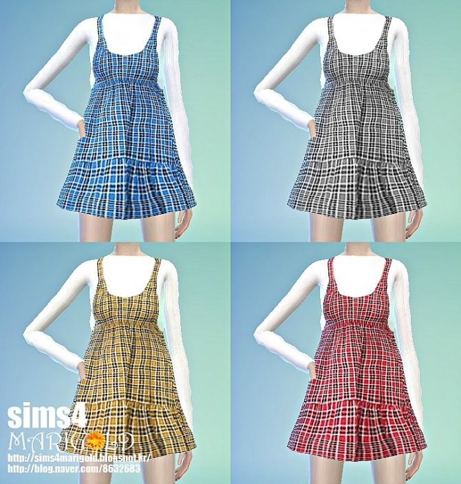 Check layered onepiece at Marigold » Sims 4 Updates
