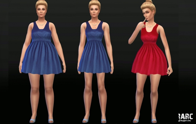 Sims 4 Tulip Bridesmaid Dress at Lunararc