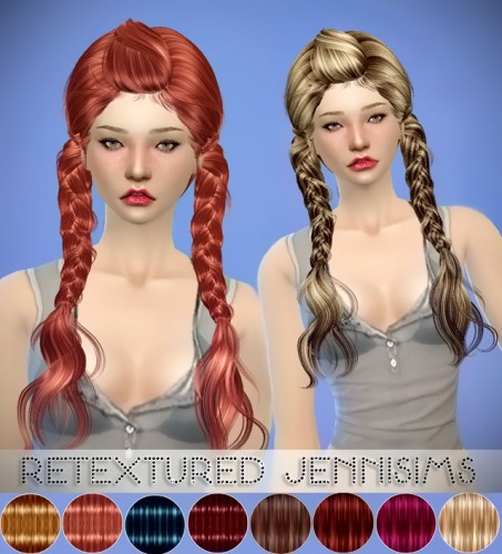 MaySims Hairs Converted Retexture by JenniSims at Jenni Sims » Sims 4 ...