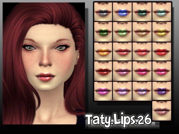 Sims 4 Lips 26 by tatygagg at TSR