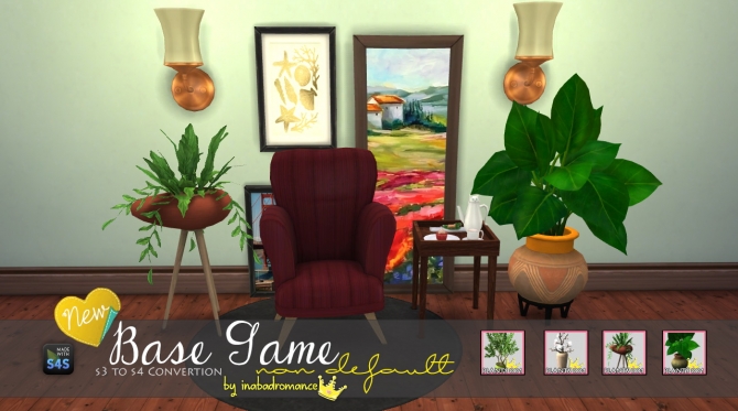 Sims 4 Plants recolors at In a bad Romance