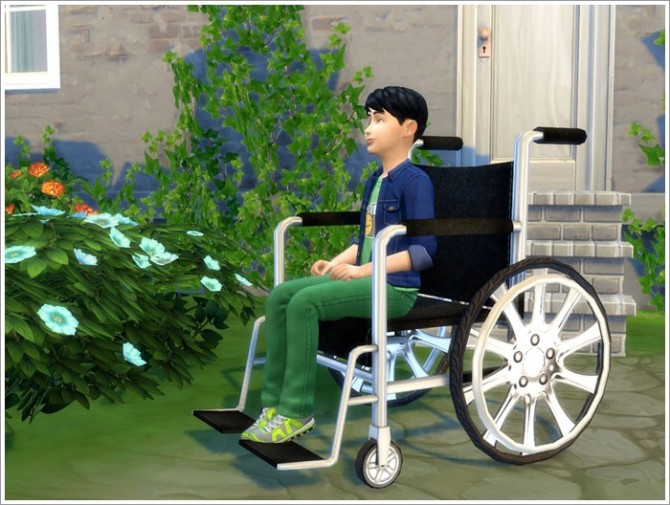 Sims 4 Hospital wheelchair at Sims by Severinka