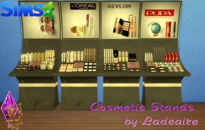 Sims 4 Cosmetic Stands at Ladesire