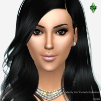 Kimberly Kardashian by Selena at Sims 4 Celebrities