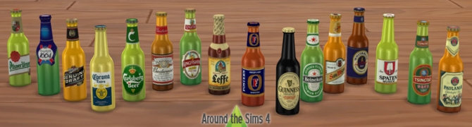 Sims 4 Beers of the World clutter by Sandy at Around the Sims 4