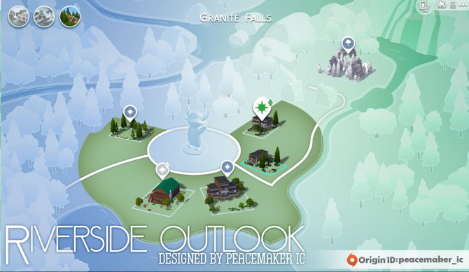 Sims 4 Riverside Outlook Cabin for Granite Falls at Simsational Designs