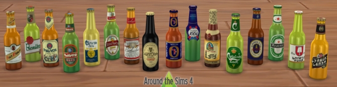 Sims 4 Beers of the World clutter by Sandy at Around the Sims 4