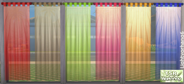 Sims 4 Sheer curtains by Christine1000 at TSR