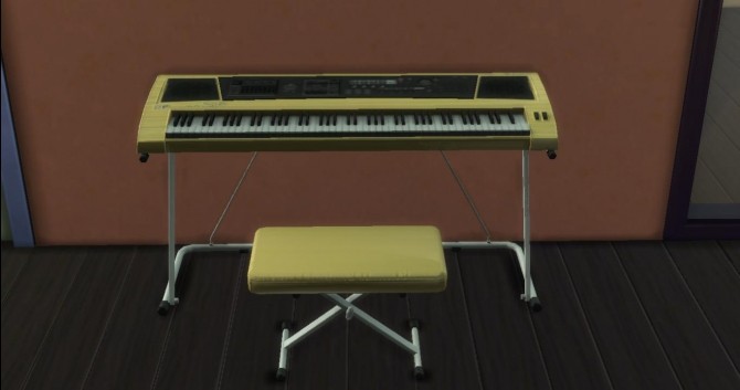 Sims 4 TS4 Keyboard Piano by AdonisPluto at Mod The Sims