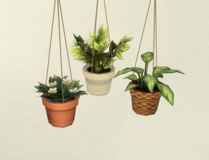 Sims 4 Modular Hanging Plants by plasticbox at Mod The Sims