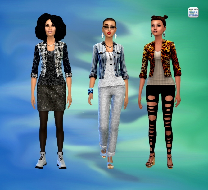 Sims 4 Tops: jackets & tees at Dreaming 4 Sims