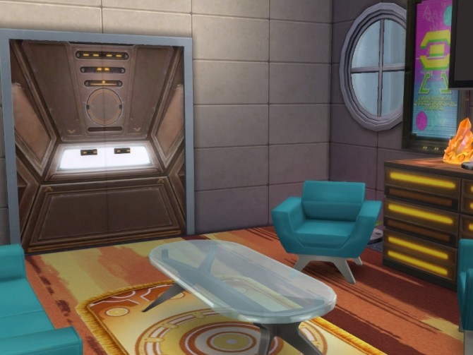 Sims 4 4 SciFi Doors at Leander Belgraves