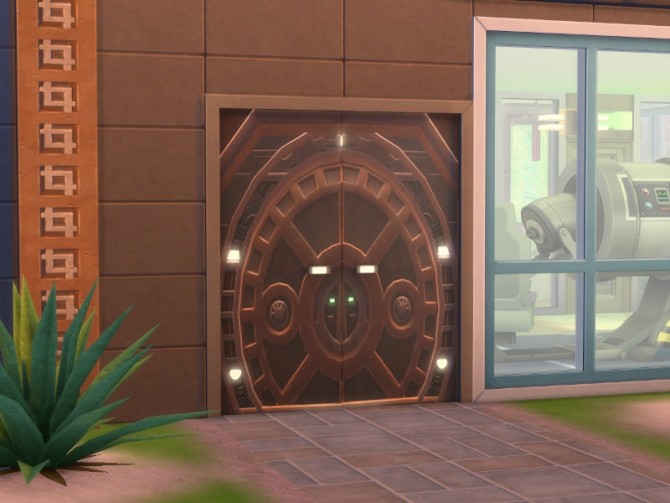 Sims 4 4 SciFi Doors at Leander Belgraves