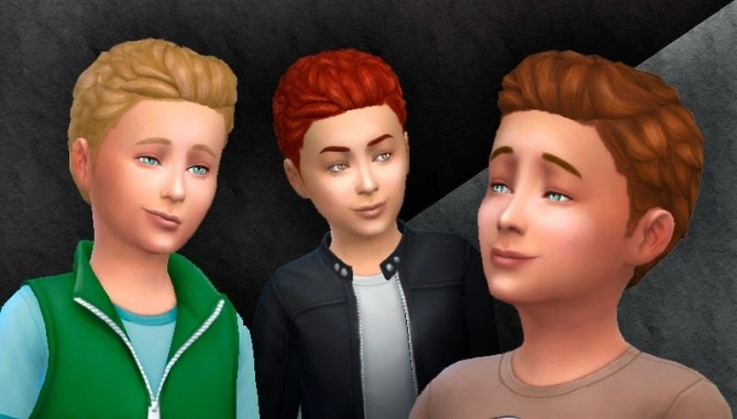 Sims 4 Wavy Loose for Boys at My Stuff