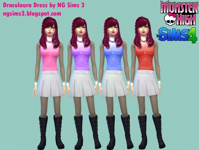 Sims 4 Draculaura Set at NG Sims3