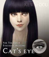 Cat’s eyes by Mia at KEWAI-DOU