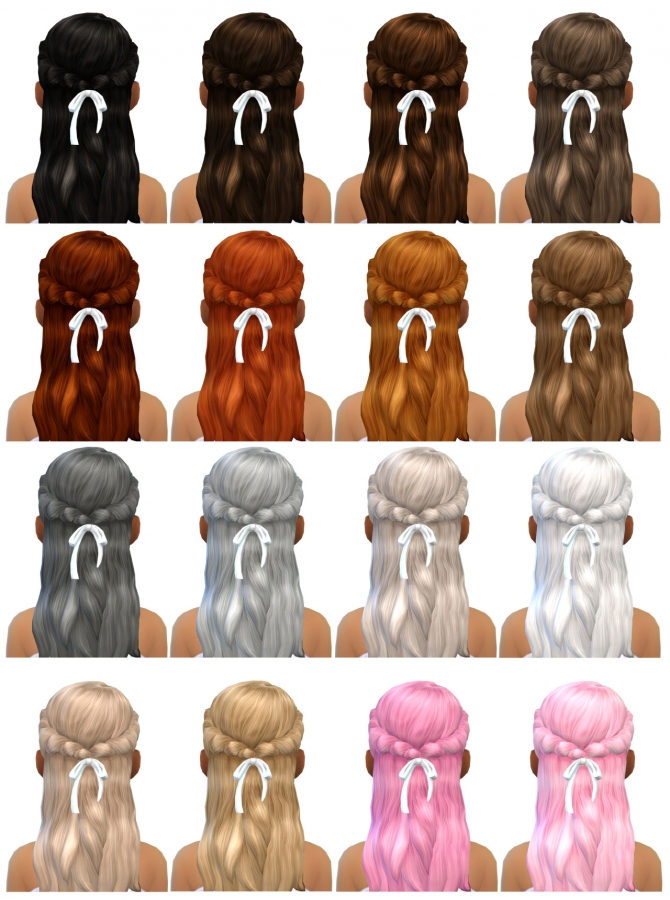 Twisted Wavy Hair Edit (CF) at Dani Paradise » Sims 4 Updates