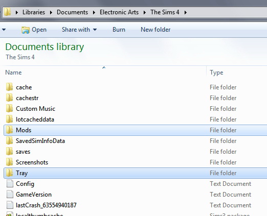 sims 4 mods folder missing