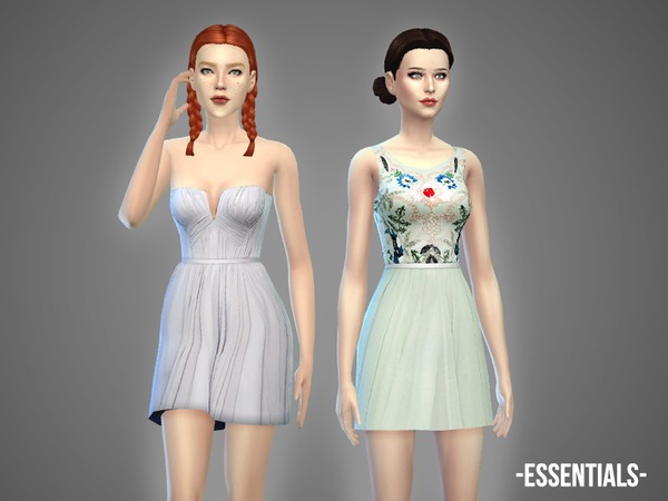 Sims 4 Prom Essentials in pastels by April at TSR