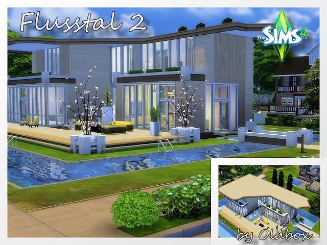Sims 4 Terrains, floors and house by Oldbox at All 4 Sims