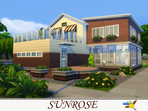 Sims 4 Sunrose house by Evi at TSR
