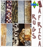 Africa rugs at Annett’s Sims 4 Welt