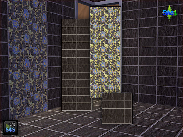 Sims 4 4 bathroom tile sets at Arte Della Vita