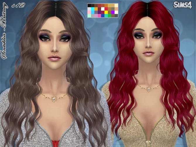 Sims 4 Hair s12 Britney by Sintiklia at TSR