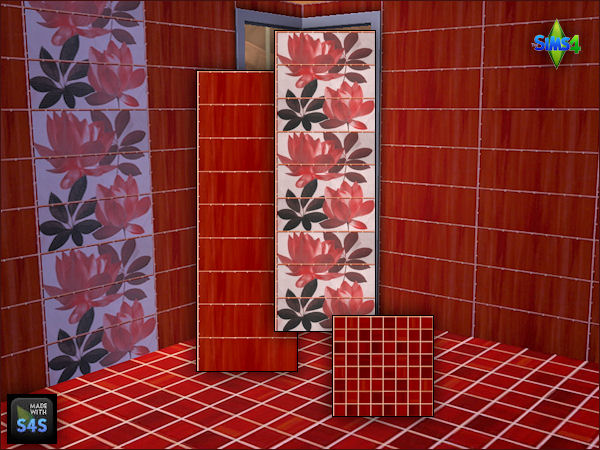 Sims 4 4 bathroom tile sets at Arte Della Vita