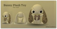 Bunny plush toy at Jietia Creations