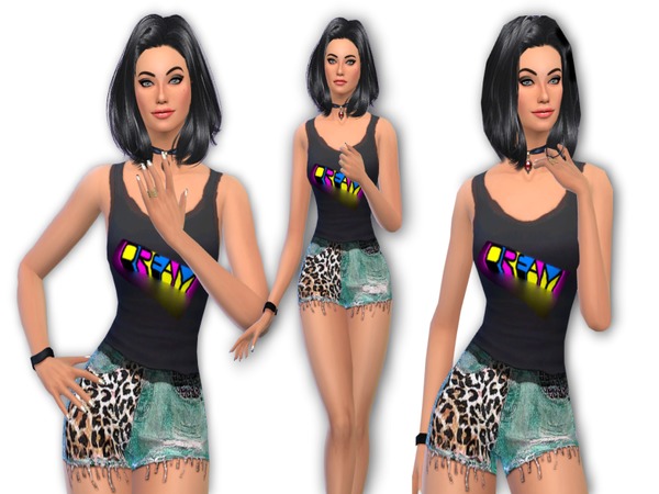 Sims 4 Charmy Dream Top by Charmy Sims Portfolio at TSR