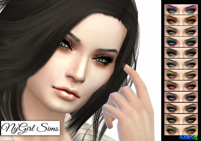 Sims 4 Ombre Cat Eye Shadow at NyGirl Sims