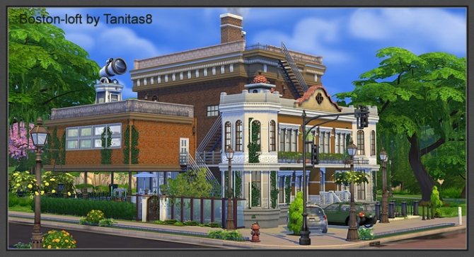 Sims 4 Boston loft at Tanitas8 Sims