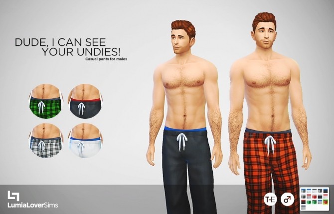 Sims 4 Pants for males at LumiaLover Sims