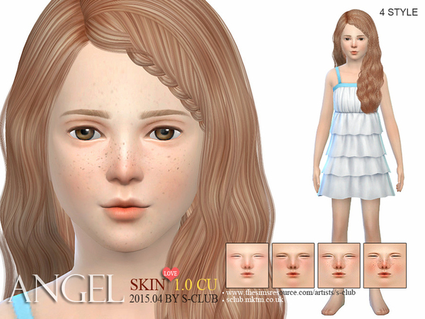 Sims 4 HS Angel skintone CU 1.0 by S Club at TSR