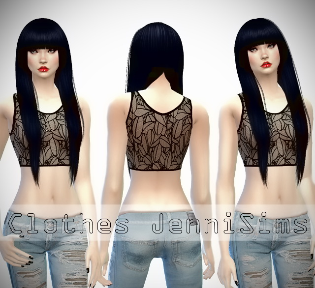 Sims 4 Danger Zone clothes at Jenni Sims