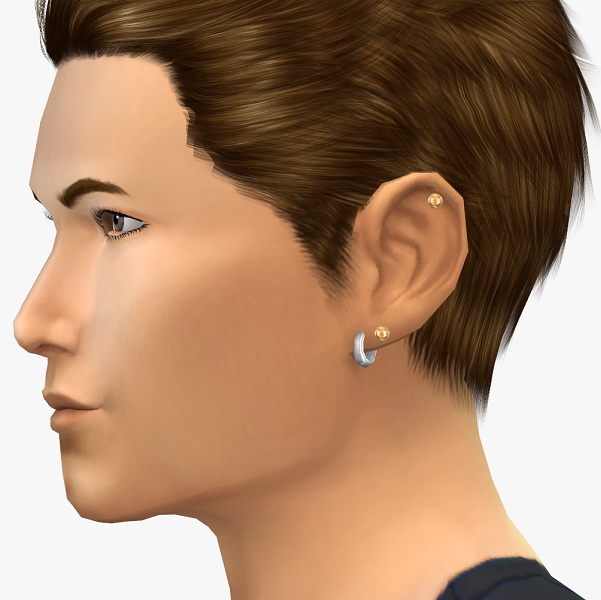 Sims 4 Left earrings set at 19 Sims 4 Blog