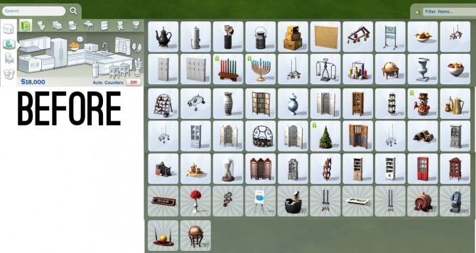 Sims 4 Reorganized Catalog at Fake Houses Real Awesome
