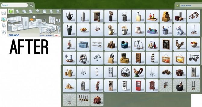 Sims 4 Reorganized Catalog at Fake Houses Real Awesome